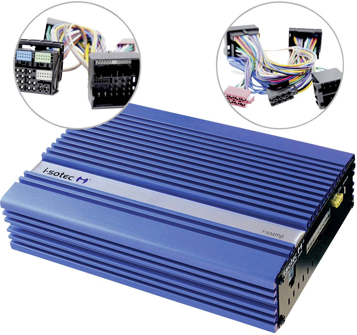 i-sotec 5D AD-0123-VW3 Ampli auto numérique 5 canaux 400 W adapté pour (marque automobile): Audi, Volkswagen, Seat, Skod-3