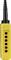Une télécommande jaune avec cinq touches noires rondes, adaptée à une utilisation industrielle.