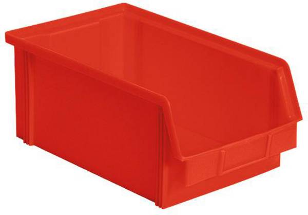 BRB Lagertechnik  974187  pour transformation des aliments  Bac à bec    convient pour contact alimentaire  (L x l x H) 350 x 200 x 145 mm  rouge  12 pc(s)