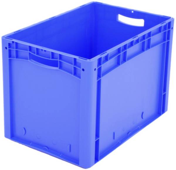 BITO Lagertechnik 1658559 Bac gerbable Ergonomic convient pour contact alimentaire (L x l x H) 600 x 400 x 420 mm bleu 1 pc(s)