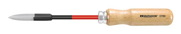Matador Schraubwerkzeuge 07890001  Grattoir à cuillère triangulaire 16 mm 150 mm