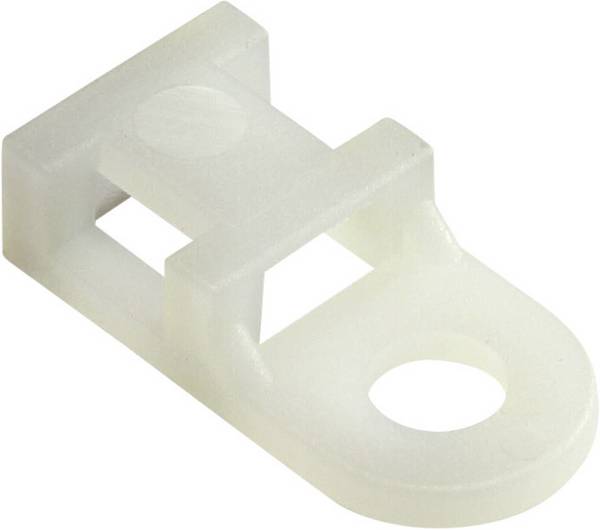 TRU COMPONENTS Embase de fixation vissable TC-6645712 naturel 100 pc(s)