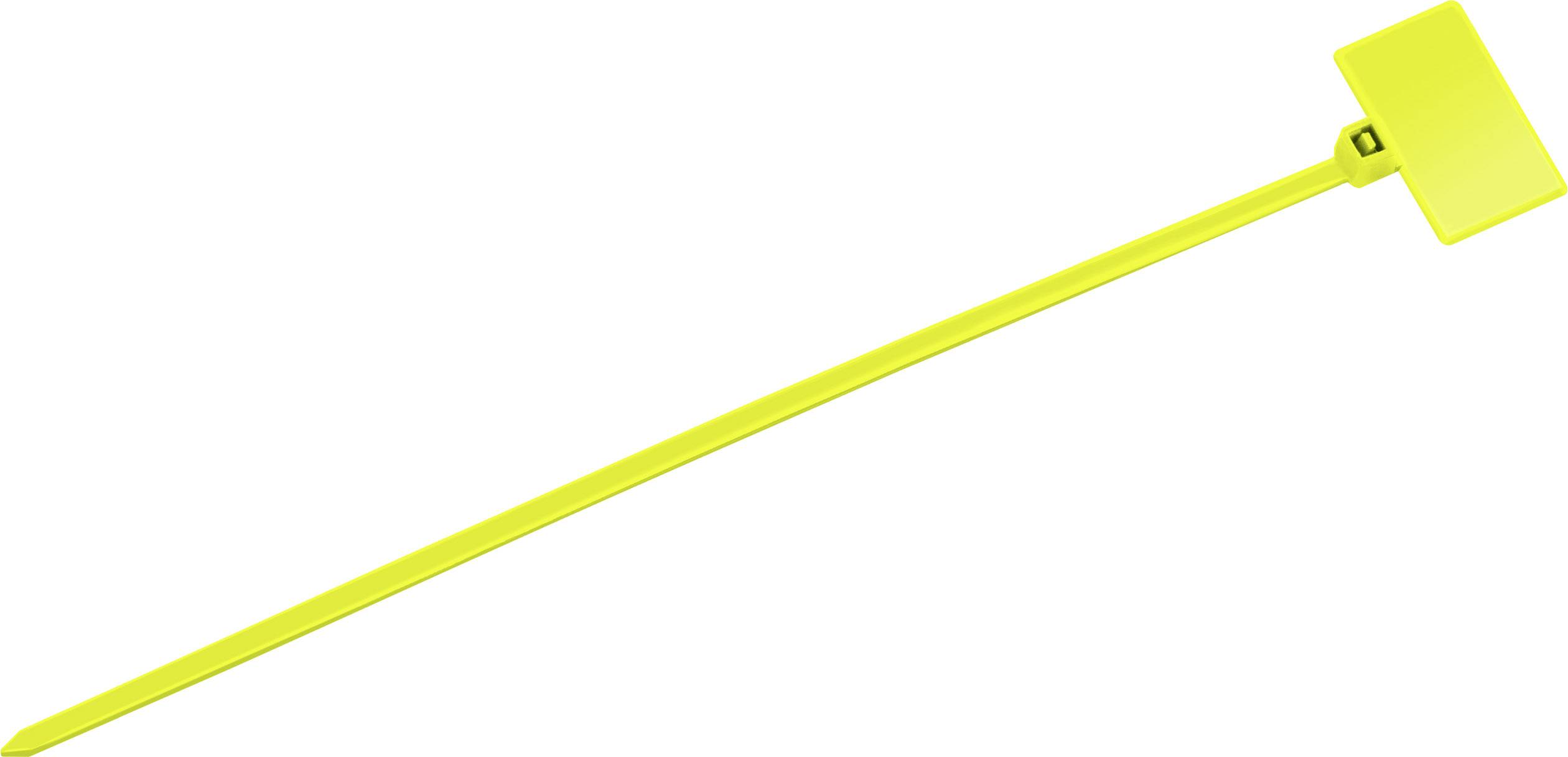 TruComponents 499492 Lead marker 20 x 13 mm Yellow 1pc