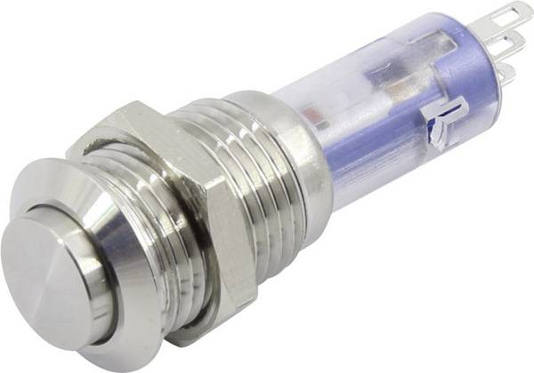 Bouton-poussoir TRU COMPONENTS LAS4GQH-11/S TC-6647600 48 V/DC 0.50 A 1 x Off/(On)  à rappel 1 pc(s)