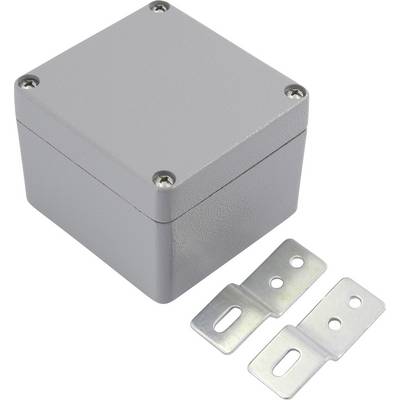 TRU COMPONENTS ES-FA34 TC-6649444 Boîtier universel 115 x 90 x 60 Fonte d'aluminium gris clair 1 pc(s)-0