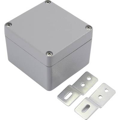TRU COMPONENTS ES-FA51 TC-6649556 Boîtier universel 125 x 80 x 55 Fonte d'aluminium gris clair 1 pc(s)-0