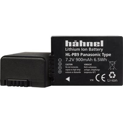 Hähnel Fototechnik HL-PB9 Batterie pour appareil photo Remplace l'accu d'origine DMW-BMB9E 7.2 V 900 mAh-0