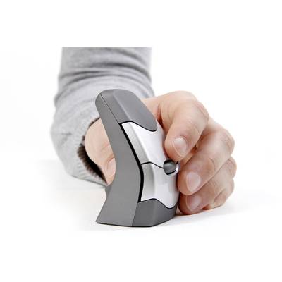 BakkerElkhuizen DXT 2 Precision Mouse Wireless, Ambidextre, Conception verticale, Laser, RF sans fil + Bluetooth, 2000 D-5