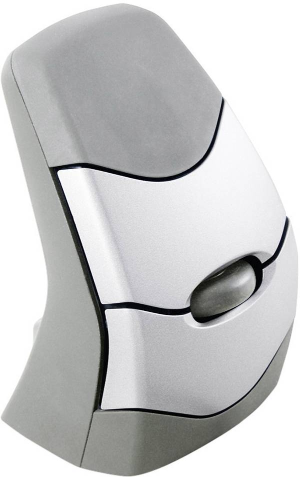 BakkerElkhuizen DXT 2 Precision Mouse Wireless, Ambidextre, Conception verticale, Laser, RF sans fil + Bluetooth, 2000 D
