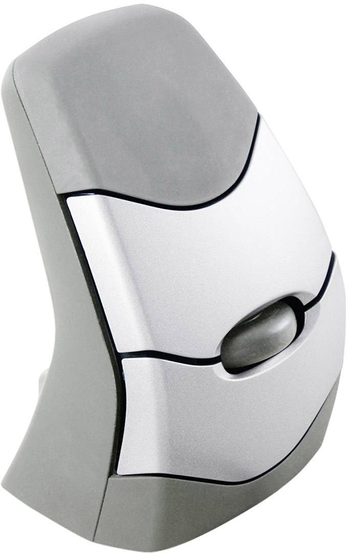 BakkerElkhuizen DXT 2 Precision Mouse Wireless, Ambidextre, Conception verticale, Laser, RF sans fil + Bluetooth, 2000 D-0
