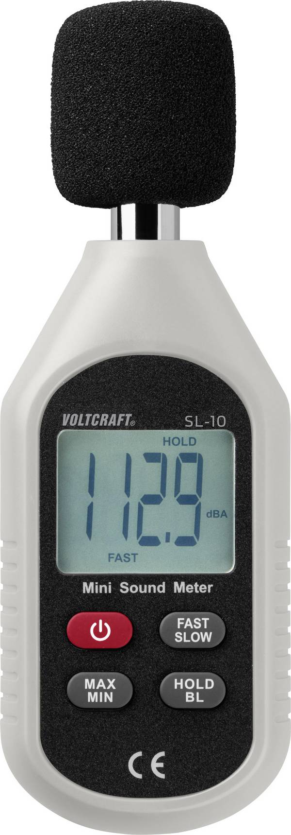 Sonomètre VOLTCRAFT SL-10 30 - 130 dB 31.5 Hz - 8 kHz