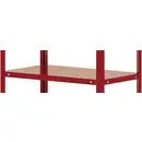 Manuflex TT3618.5021 Étagère Tôle d'acier revêtement par poudre Charge max: 120 kg bleu d'eau