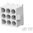Boîtier femelle pour platines série MATE-N-LOK TE Connectivity 643426-1 Nbr total de pôles 9 Pas: 6.35 mm 1 pc(s)