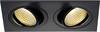 SLV 113890 New Tria Luminaire à LED encastrable LED LED intégrée 12 W noir (mat)