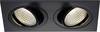 SLV 113920 New Tria Luminaire à LED encastrable LED LED intégrée 12 W noir (mat)