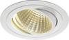 SLV 114271 New Tria 1 Set Luminaire à LED encastrable LED LED intégrée 25 W blanc mat