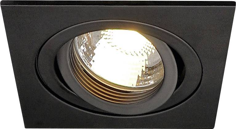 Bague Spot Métallique Halogène Oscillant EDM - Noir - Diamètre 8,4 Cm