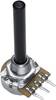 Potentiomètre rotatif logarithmique OMEG 9821 mono 0.2 W 100 kΩ 1 pc(s)