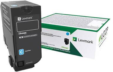 Lexmark Retour de toner CS827 CX827 d'origine cyan 15000 pages 73B20C0