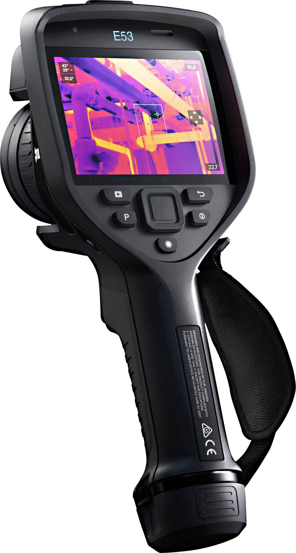 Caméra thermique FLIR E53 WiFi 845020201 20 à +650 °C 240 x 180 pixels 30 Hz 1 pc(s) Conrad.fr