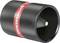 Outil de surfaçage de tubes avec surface noire et ruban rouge portant l'inscription 'Rothenberger', destiné à la préparation des tubes.