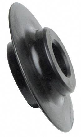 Pièce en plastique noir avec une ouverture centrale conçue comme un disque à centre surélevé.