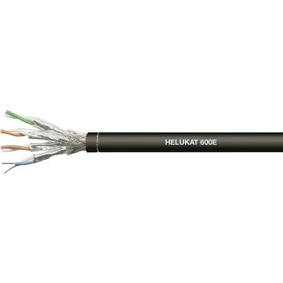 Helukabel 802167 Câble réseau CAT 7e S/FTP 4 x 2 x 0.258 mm² noir Marchandise vendue au mètre
