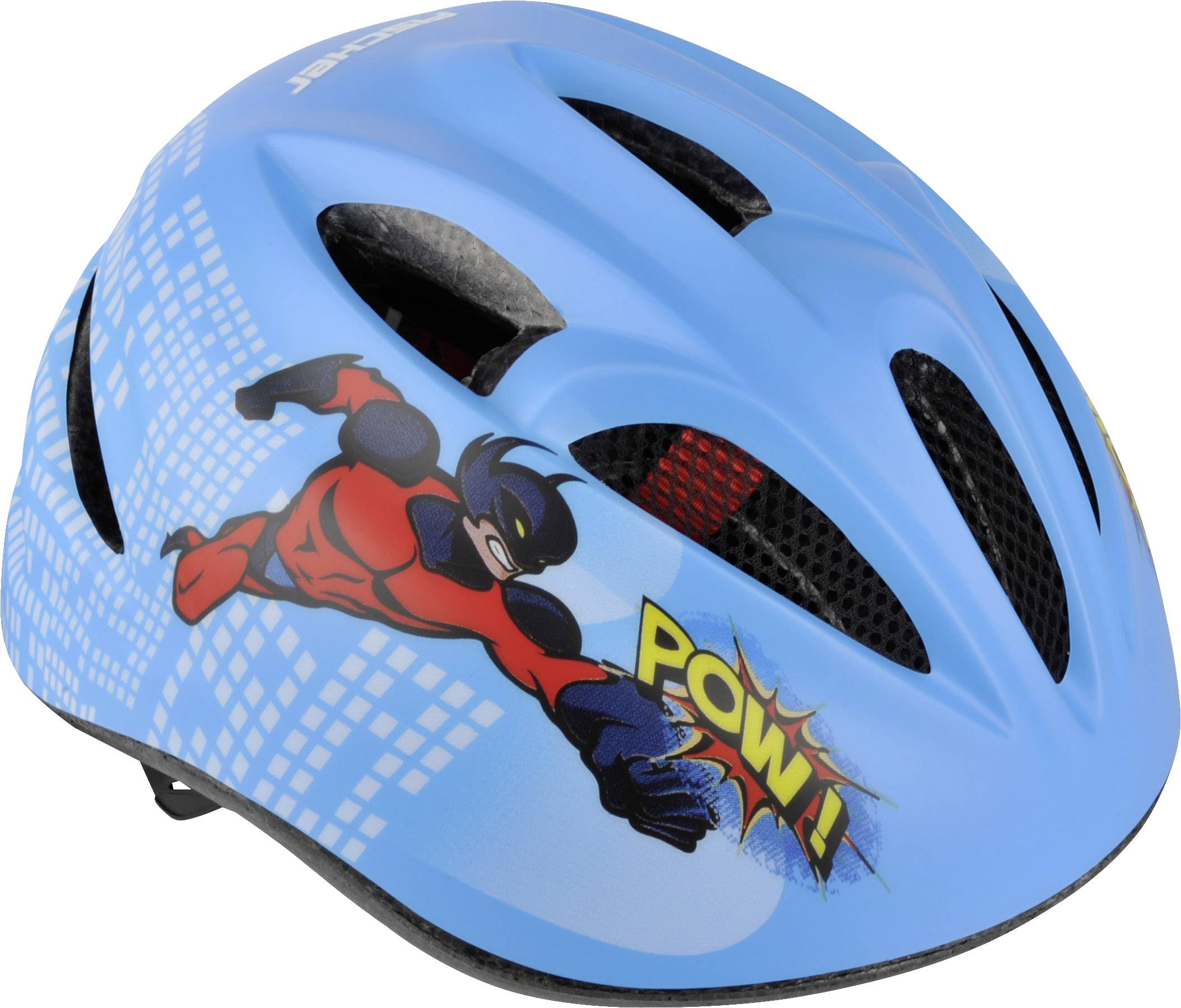 Unitec Kinder Comic S/M Casque pour enfants bleu Taille de confection=M-0