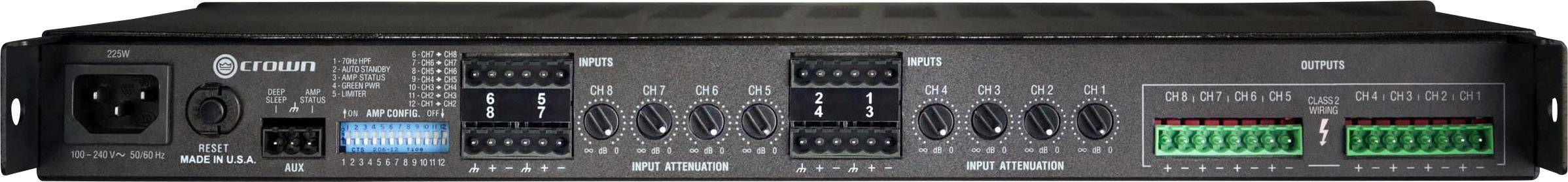 Crown CT 875 Amplificateur PA Puissance RMS par canal à 4 ohms: 75 W-1