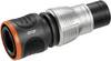 Raccord d'arrosage GARDENA 18253-50 plastique avec système aquastop raccord enfichable, 13 mm (1/2") - 15 mm (5/8") Premium