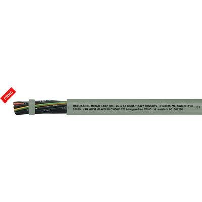 Helukabel MEGAFLEX® 500 Câble de commande 4 G 0.50 mm² gris 13347 Marchandise vendue au mètre
