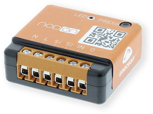NodOn SIN-2-1-01 Actionneur de commutation orange EnOcean-0