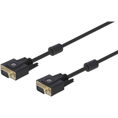 Câble de raccordement HP VGA  3.00 m noir 38754  