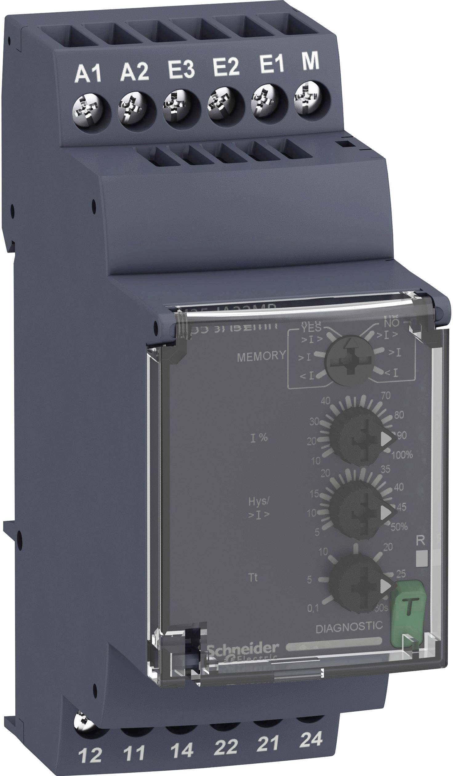 Relais de surveillance 24, 24 - 240, 240 V/DC, V/AC 2 inverseurs (RT) Schneider Electric RM35JA32MR 1 pc(s)