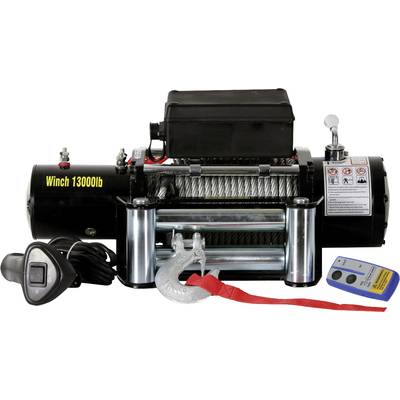 Treuil à câble Berger & Schröter 31807 Force de traction (en roulant)=11800 kg télécommande sans fil, avec dispositif d
