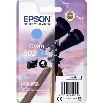 Epson Encre 502XL d'origine cyan C 13 T 02W24010-0