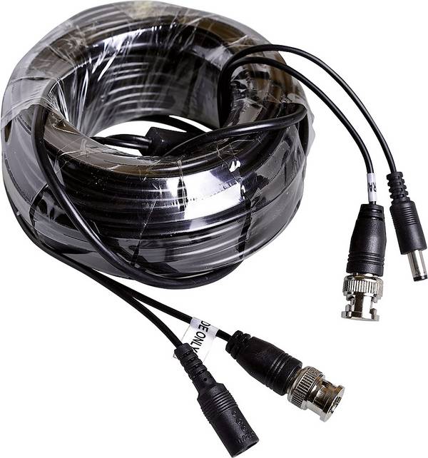 m-e modern-electronics 55324 caméra, vidéo, alimentation Câble de liaison  40.00 m noir