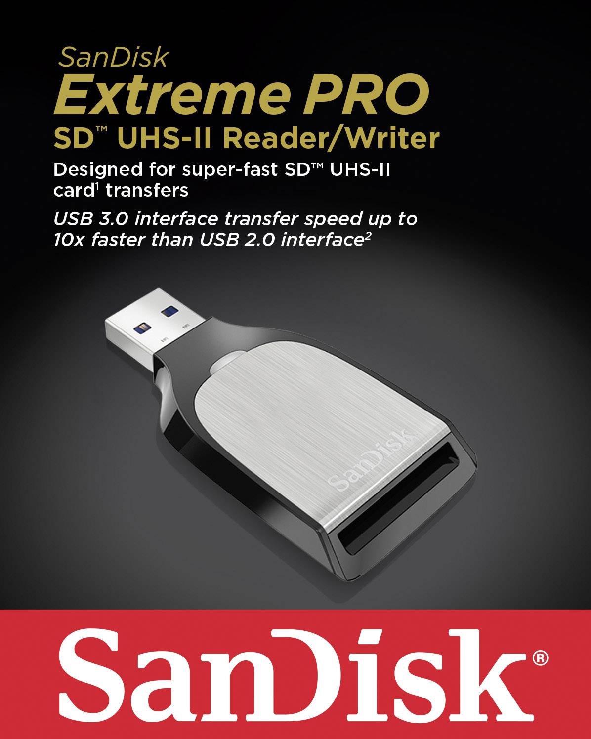 SanDisk Extreme PRO® Lecteur de carte mémoire externe USB 3.1 (Gen 1) noir-5