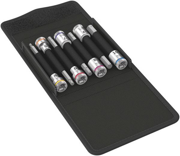 Wera 8740 B HF Jeu de douilles métrique 3/8" (10 mm) 7 pièces 05003180001