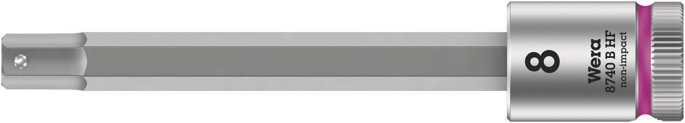 Wera 8740 B HF 05003040001 6 pans extérieurs Douille 8 mm 3/8" 8 mm 3/8" (10 mm)