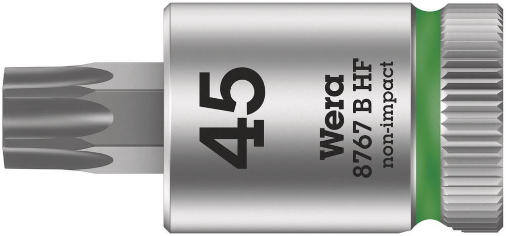 Wera 8767 B HF 05003070001 6 pans intérieurs (TX) Douille fonction de retenue 10 mm 3/8" T 45 3/8" (10 mm)
