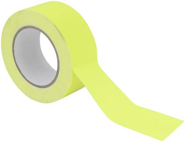 Bande adhésive jaune fluorescent (L x l) 25 m x 0.05 m