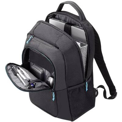 Dicota Sac à dos Spin Backpack 14-15.6 Dimension maximale: 39,6 cm (15,6")  noir, bleu