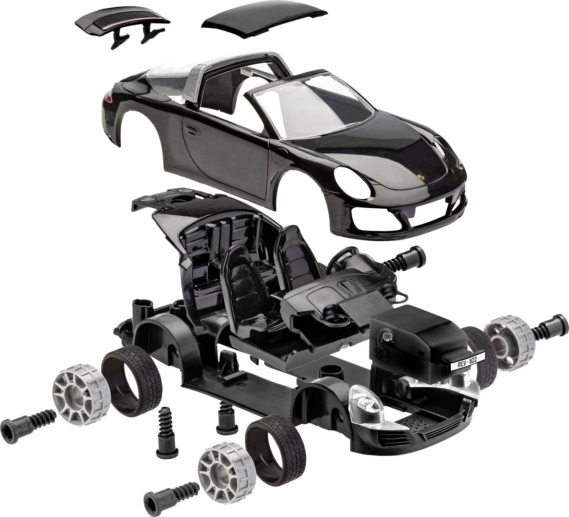 Revell 00822 Porsche 911 Targa 4S Maquette de voiture 1:20-9