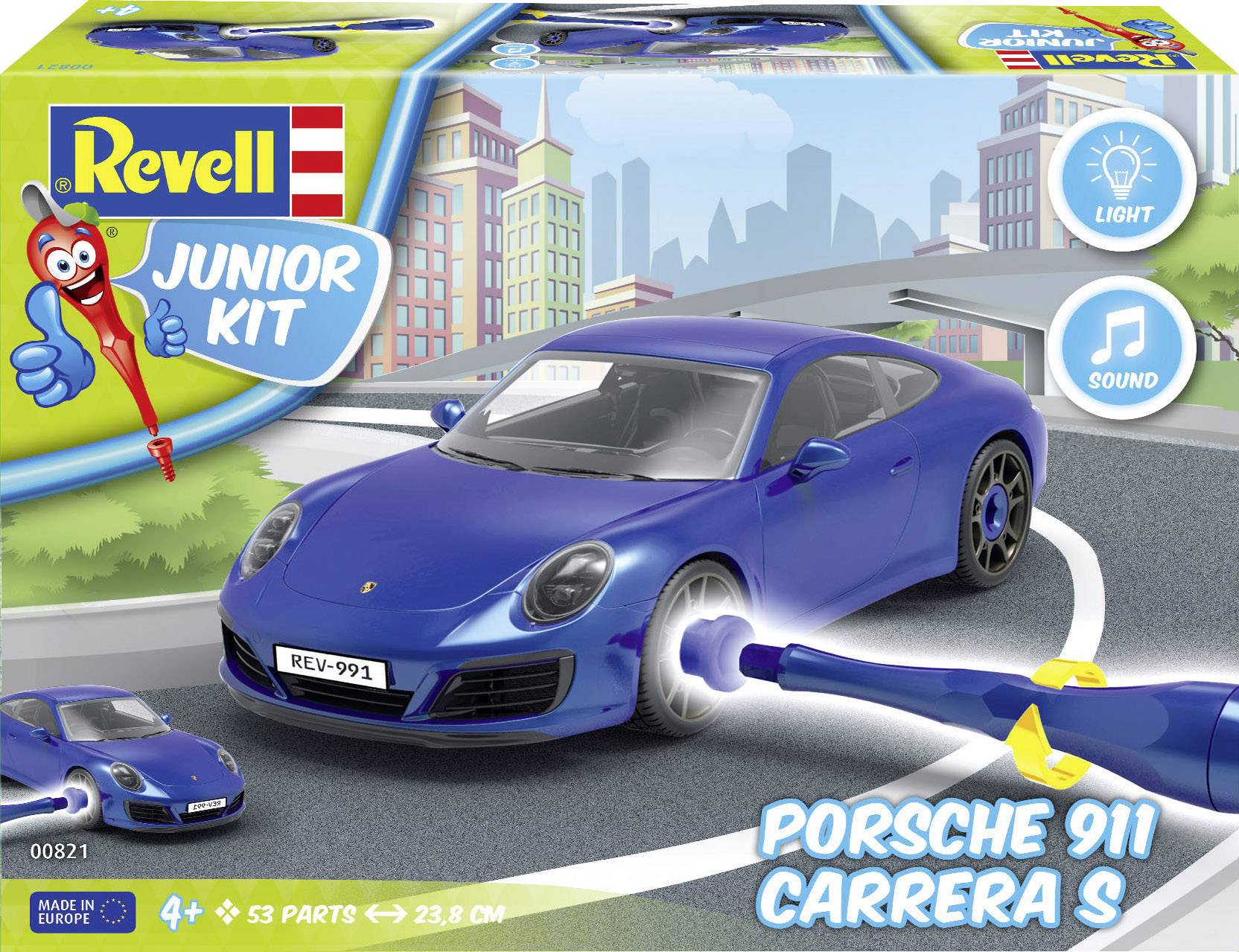Revell 00821 Porsche 911 Carrera S Maquette de voiture 1:20-3