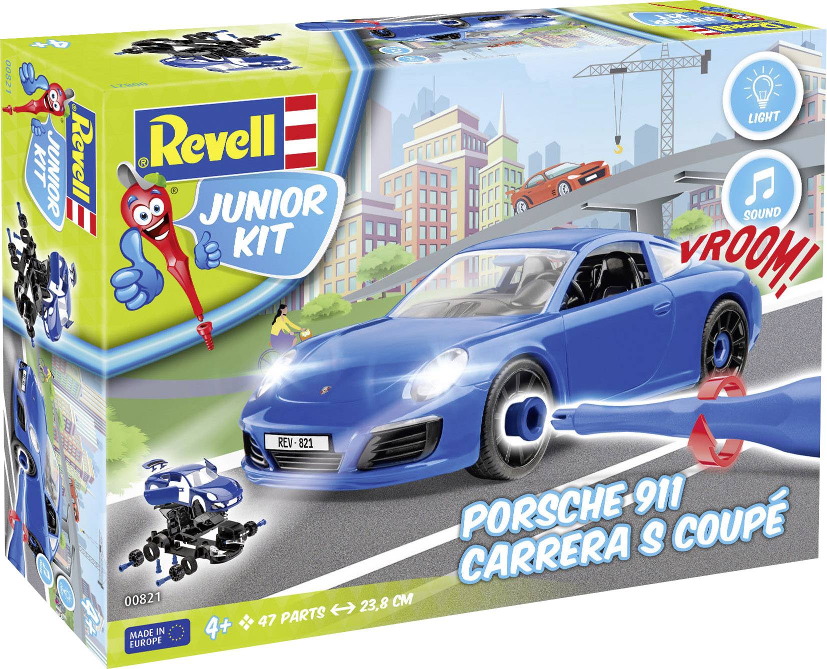 Revell 00821 Porsche 911 Carrera S Maquette de voiture 1:20-6