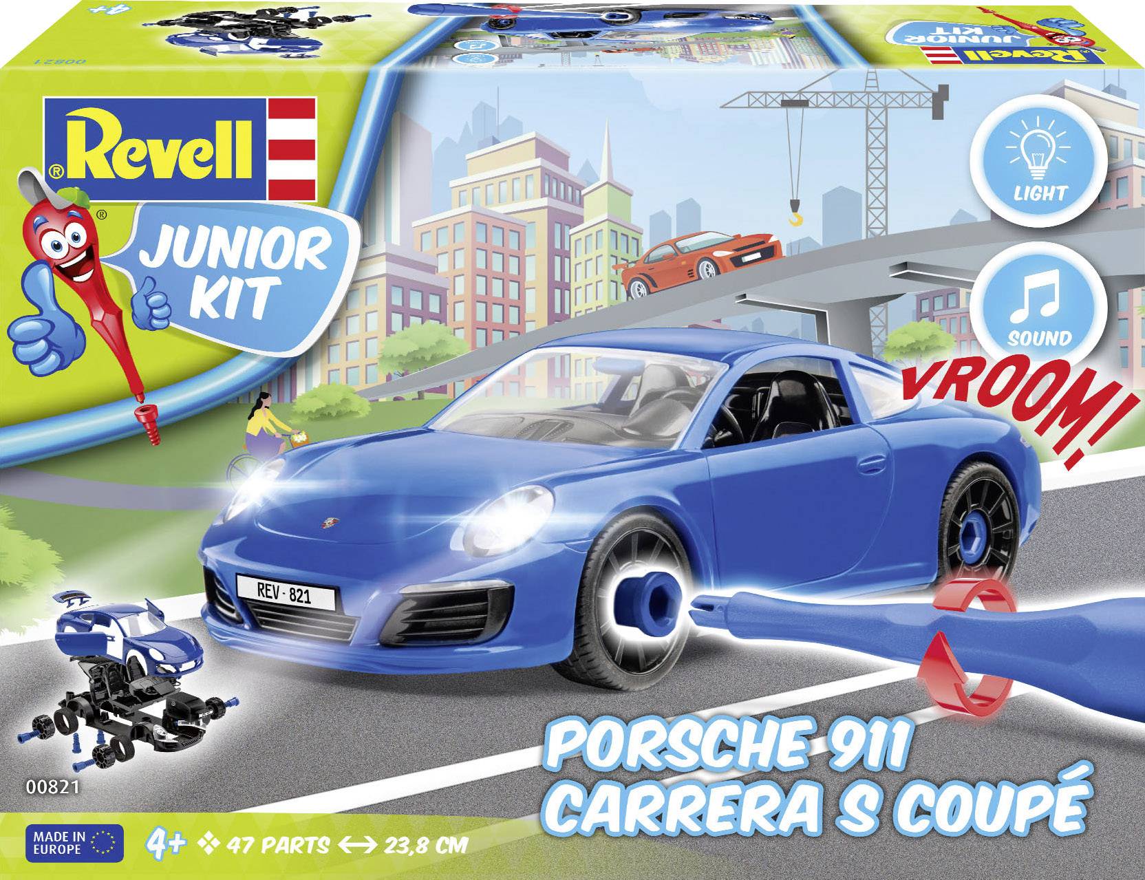 Revell 00821 Porsche 911 Carrera S Maquette de voiture 1:20-7