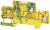 Weidmüller 2485870000 Bloc de jonction à 2 étages pour conducteur de protection 3.50 mm ressort de traction jaune, vert 50 pc(s)