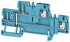 Weidmüller 2485930000 Bloc de jonction traversant à 2 étages 3.50 mm ressort de traction bleu 50 pc(s)