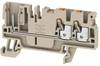 Weidmüller 1514000000 Bloc de jonction de passage Push-In, enfichable beige foncé 1 pc(s)